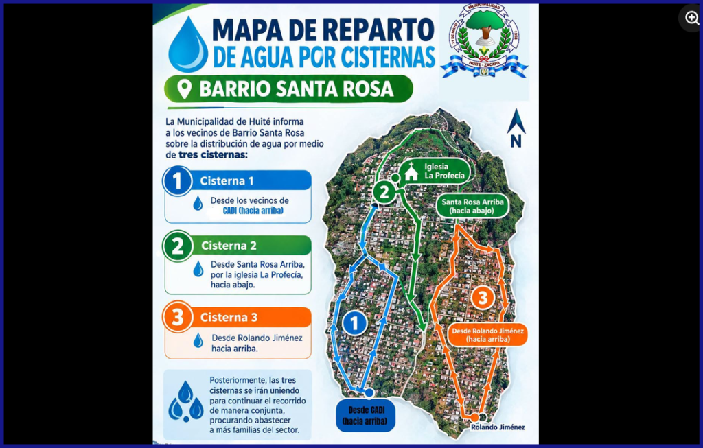 💧 Abastecimiento de agua para vecinos de Barrio Santa Rosa