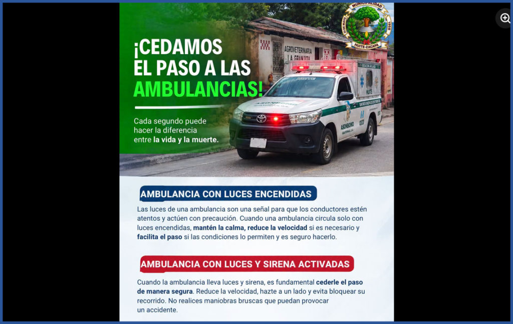 Cada segundo cuenta: cedamos el paso a las ambulancias